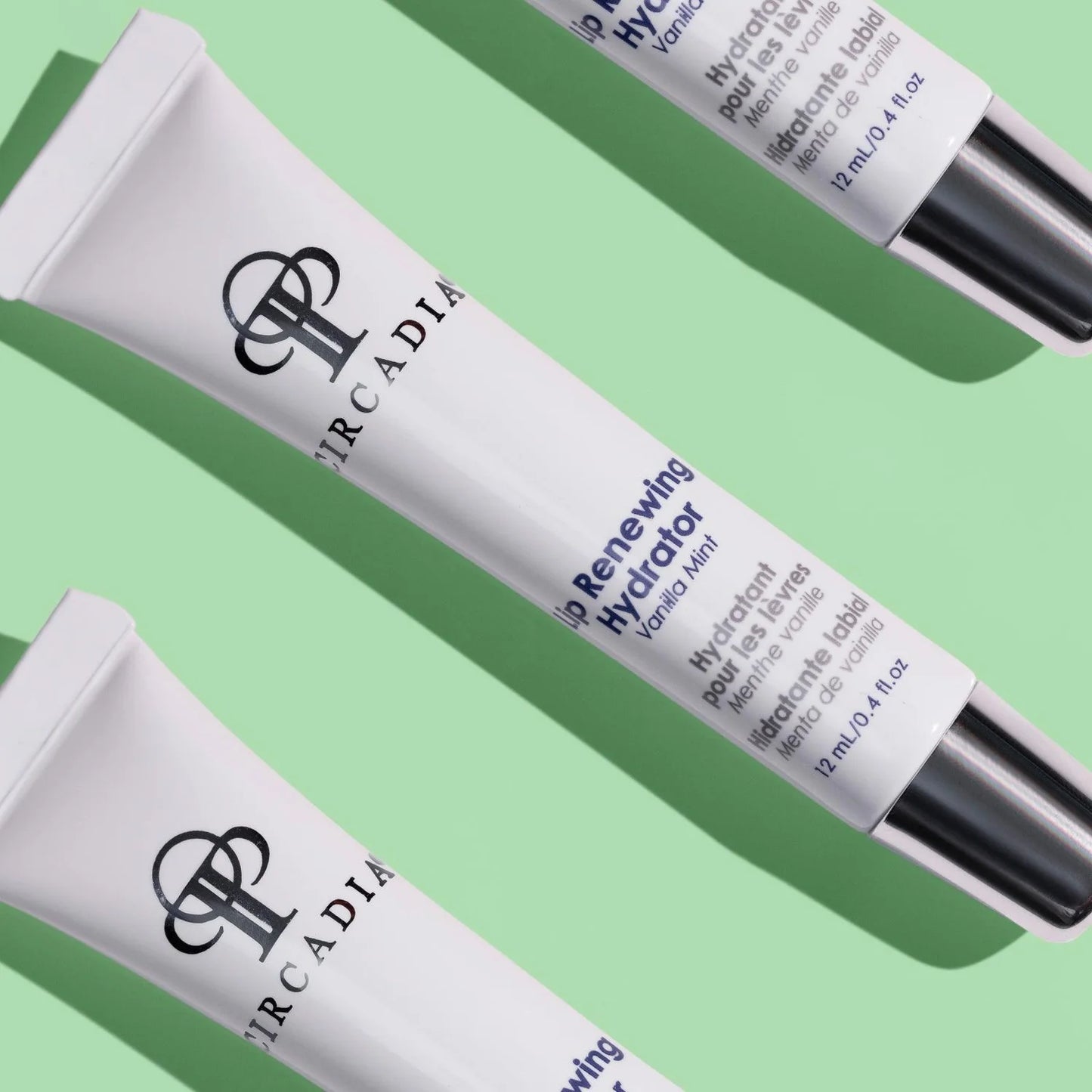Collagen and Hyaluronic Acid Lip Balm | Circadia- Lip Renewing Hydrator Vanilla Mint