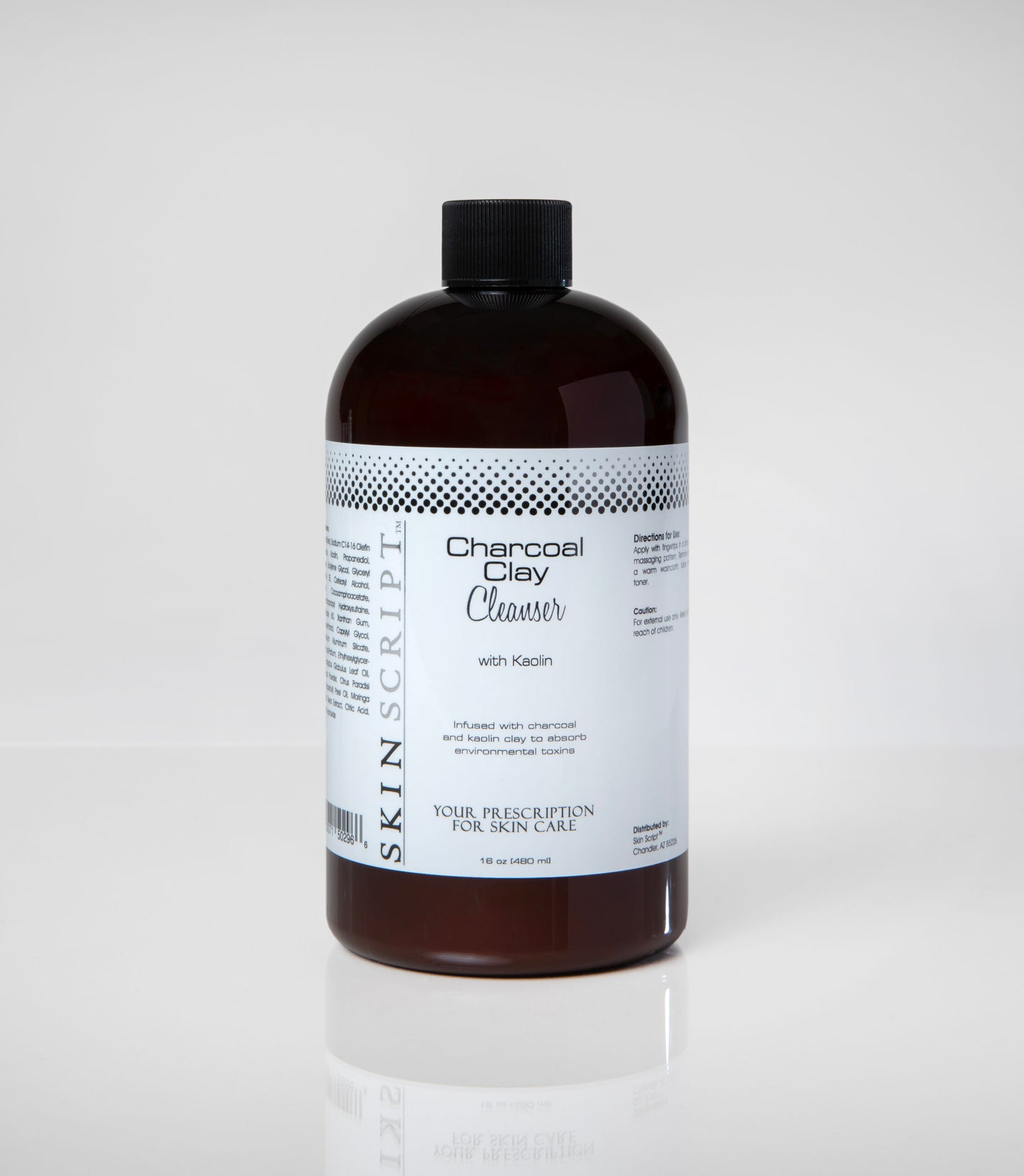 Skin Script Charcoal Clay Cleanser | 6.4 oz