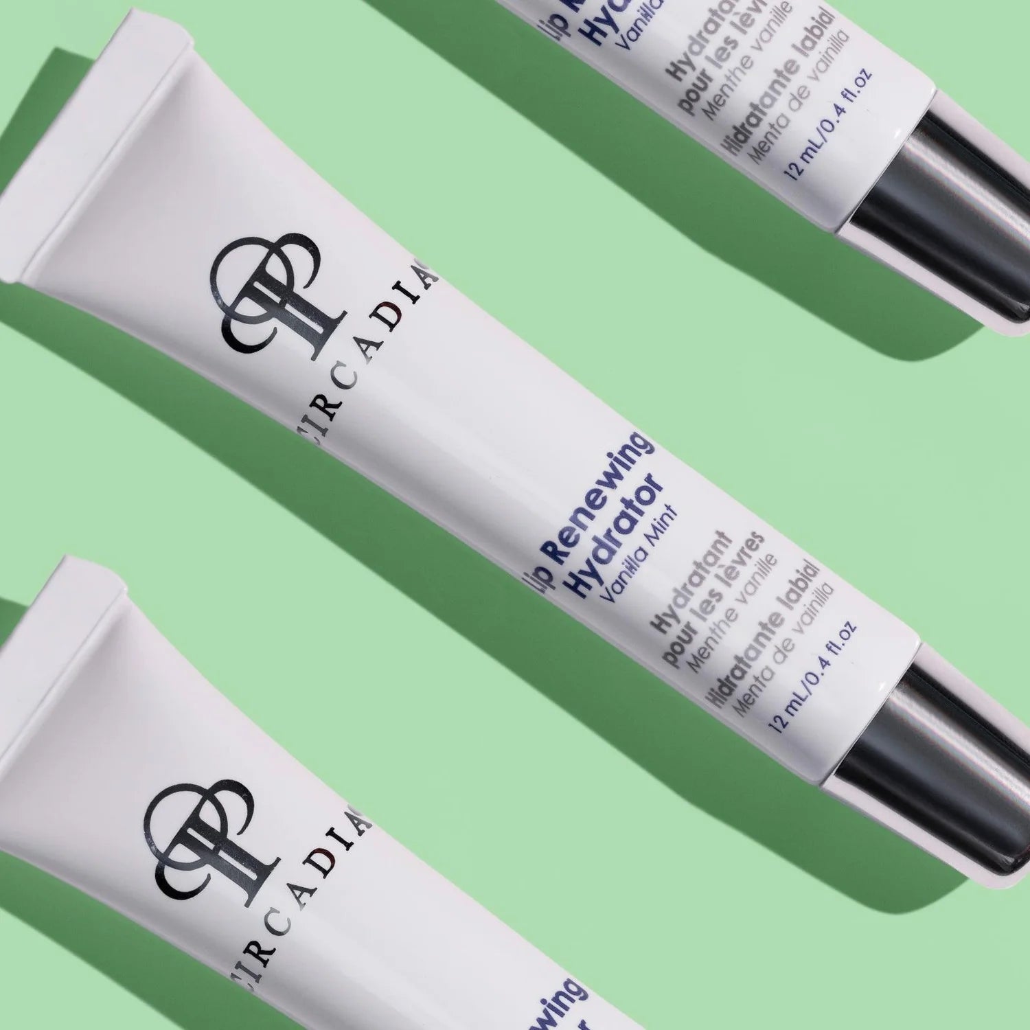 Collagen and Hyaluronic Acid Lip Balm | Circadia- Lip Renewing Hydrator Vanilla Mint